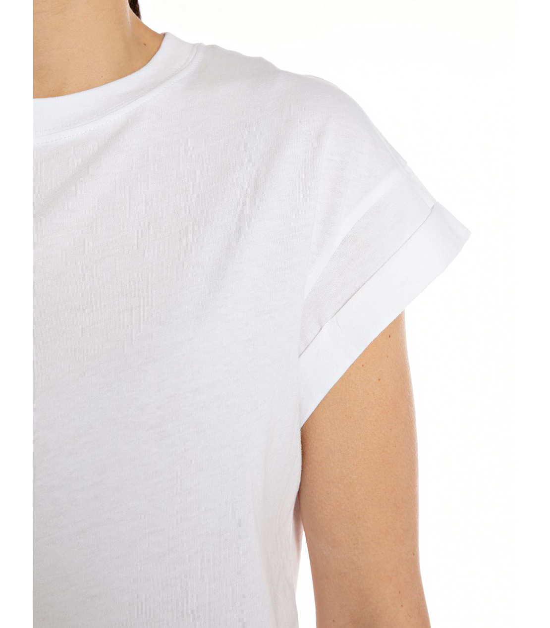 ローズレーベルプリントジャージー T シャツ 詳細画像 ホワイト 4